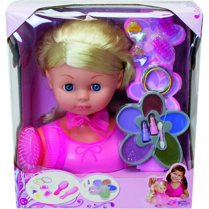 Simba 105564348 - Steffi Love Girls Großer Stylingkopf, 25 cm – Bild 1
