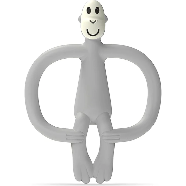 MATCHSTICK MONKEY Beißring MM Affe hellgrau 624668 – Bild 1