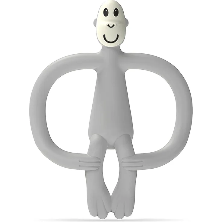 MATCHSTICK MONKEY Beißring MM Affe hellgrau 624668