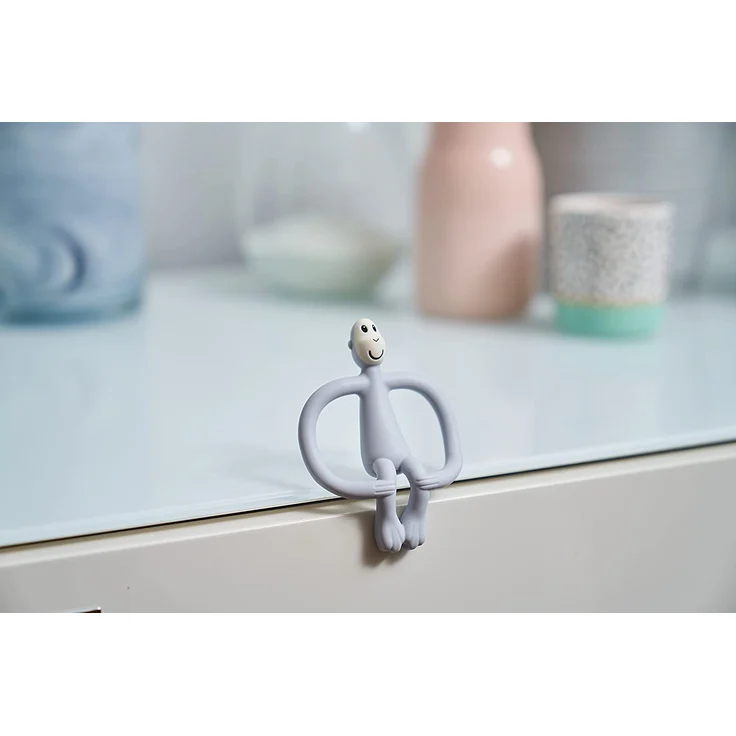 MATCHSTICK MONKEY Beißring MM Affe hellgrau 624668 – Bild 7