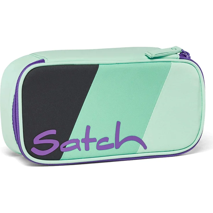 Satch 'Schlamperbox Cool Down', 22 x 6 x 10 cm, extra viel Platz, grau/mint/lila – Bild 1