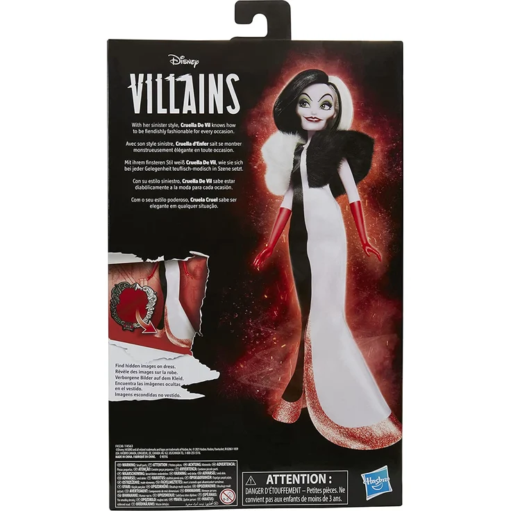 Hasbro Disney Prinzessinnen Princess Villains Cruella DE VIL FD F4563 – Bild 3