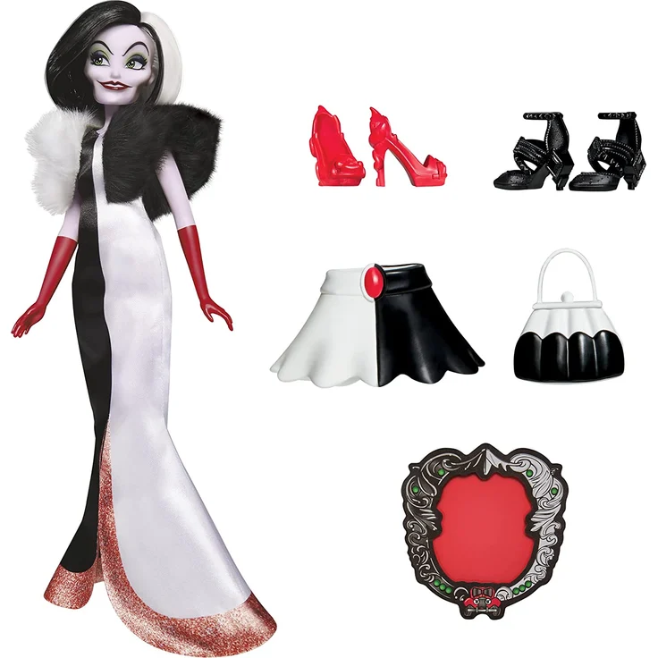 Hasbro Disney Prinzessinnen Princess Villains Cruella DE VIL FD F4563 – Bild 1