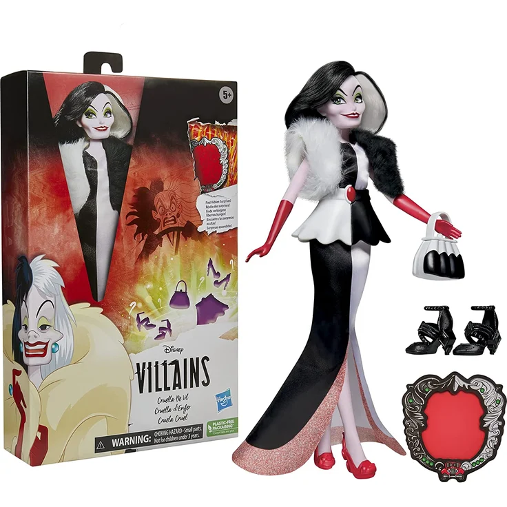 Hasbro Disney Prinzessinnen Princess Villains Cruella DE VIL FD F4563 – Bild 2