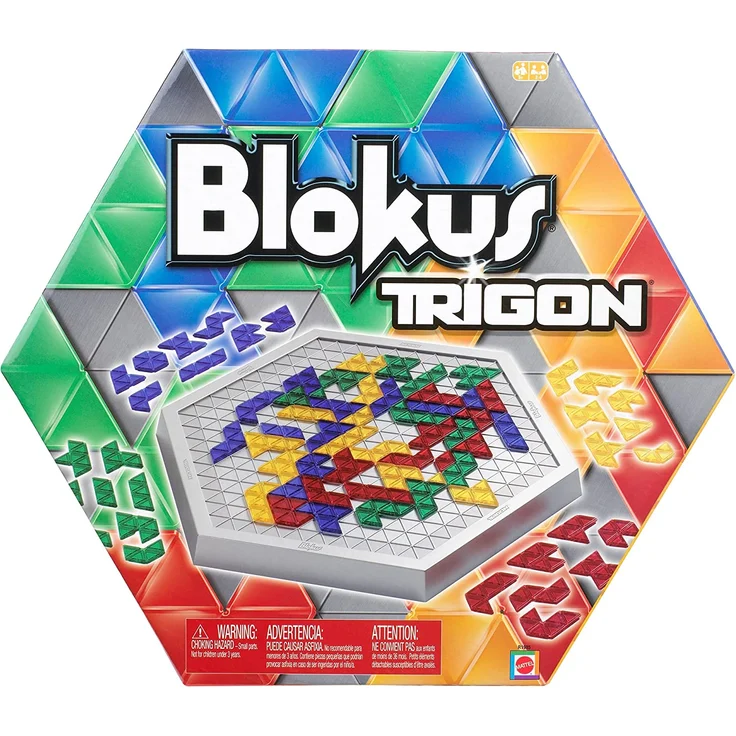 Mattel Games R1985 - Blokus Trigon, Brettspiel ab 7 Jahren – Bild 1