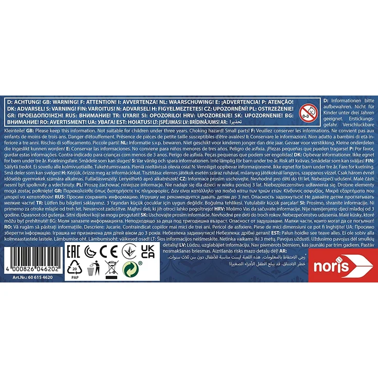 Noris 606154620 - Kartenmischmaschine manuell inkl. Kurbel, für Kartengröße bis 9, 2 x 6 cm, ab 8 Jahren – Bild 7