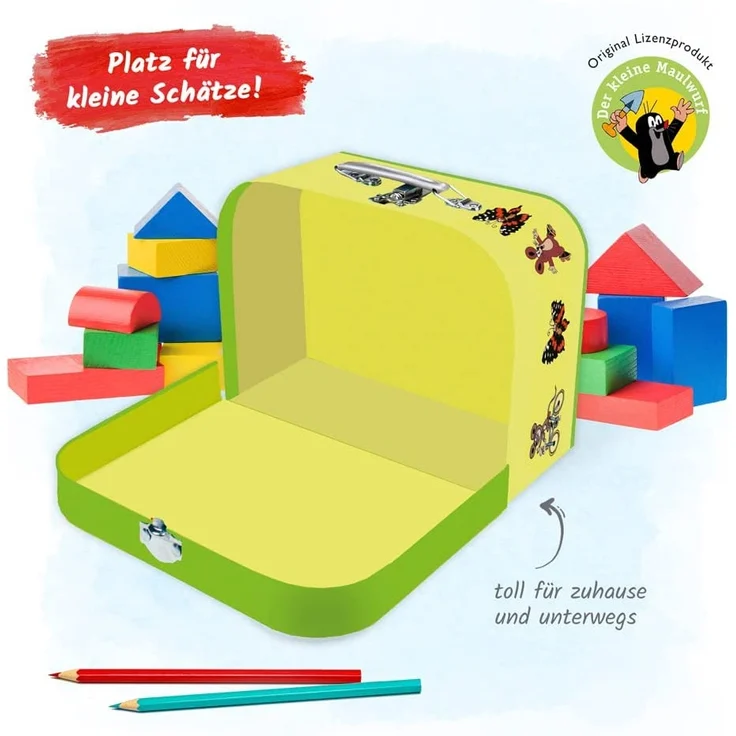Trötsch 'Der kleine Maulwurf' Kinderkoffer, 19 x 14 x 8 cm – Bild 3