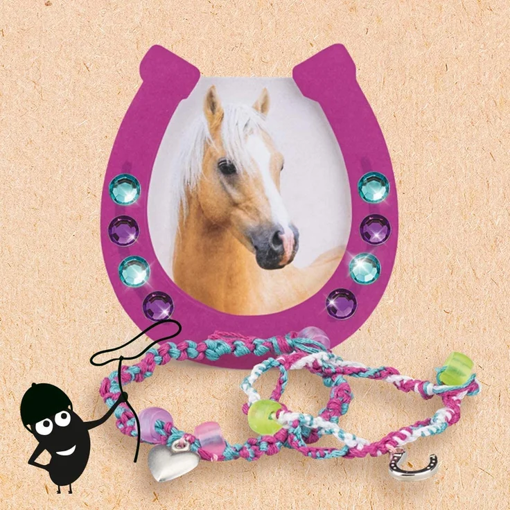 KOSMOS AllesKönnerKiste Pferde Kreativ-Box. DIY-Bastelset für Mädchen und Jungen ab 8 Jahren, das ideale Geschenk-Set für den Kindergeburtstag. Die schönsten Bastelprojekte für Pferdefans – Bild 4