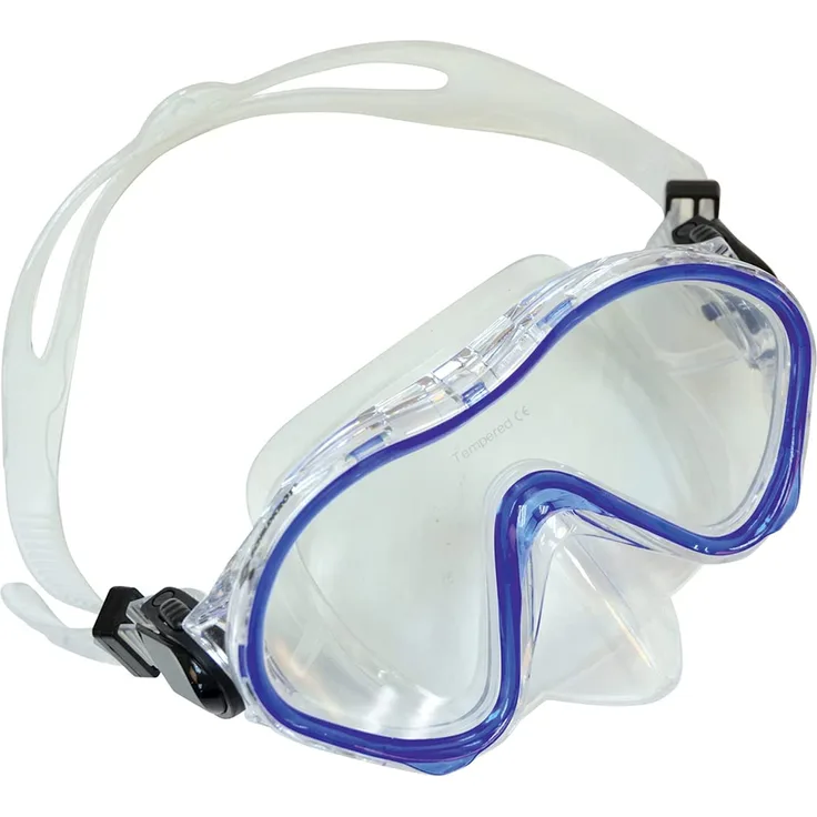 Schildkröt Kinder-Tauchbrille Tahiti, Junior Tauchmaske, Schwimmbrille, hochwertiges Silikon, Sicherheitsglas, verstellbar, für kleine Kinderköpfe, 940042