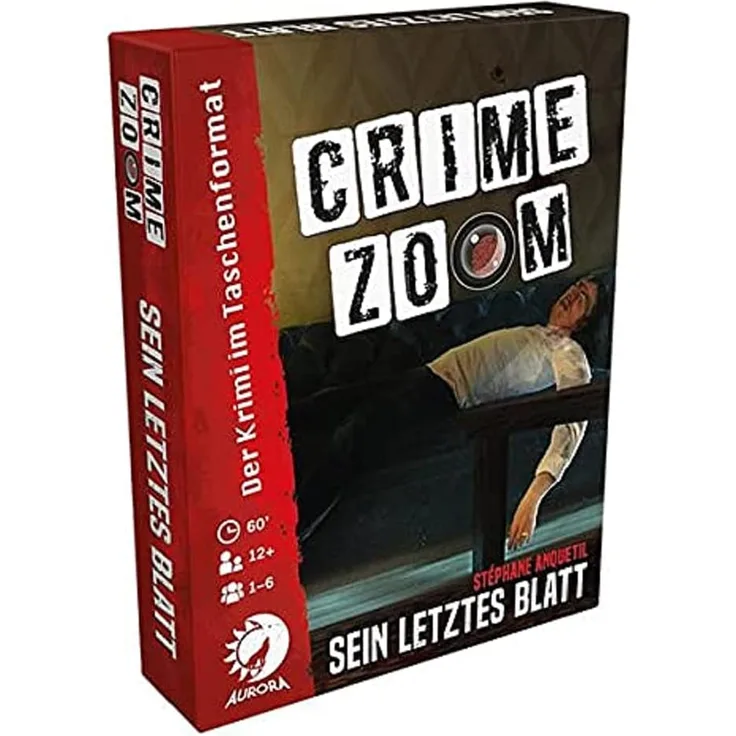 Asmodee Crime Zoom Fall 1: Sein letztes Blatt Kartenspiel