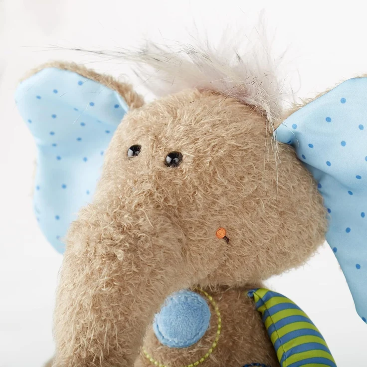 sigikid 42962 Elefant, blau, Patchwork Sweety – Bild 3