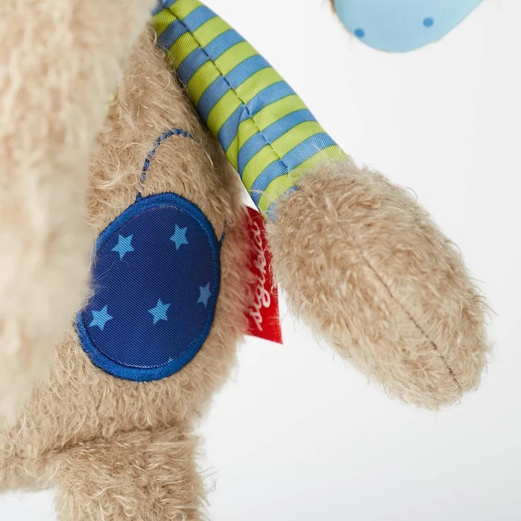sigikid 42962 Elefant, blau, Patchwork Sweety – Bild 5