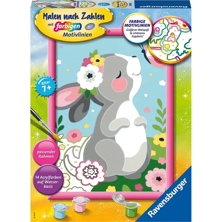 Ravensburger Malen nach Zahlen 20062 - Frühlingsgrüße - Kinder ab 7 Jahren