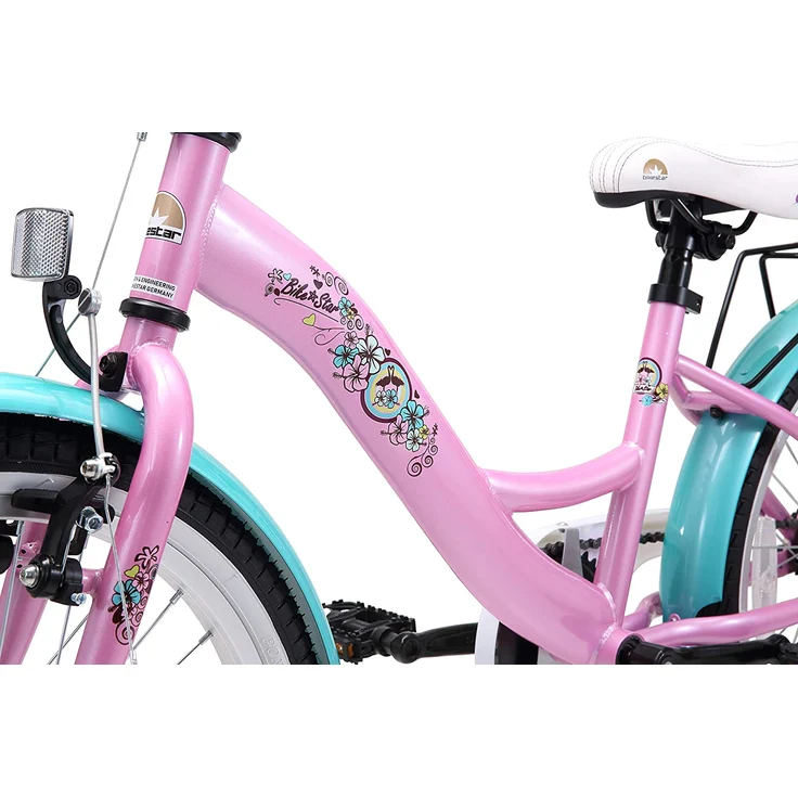 Kinderfahrrad Bikestar 20 Zoll - Classic Märchenhaft Pink – Bild 8