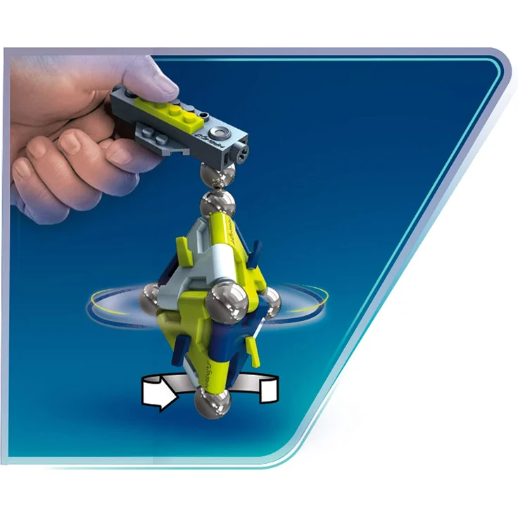 MEGA Construx GFF22 - Magnext Mag Stern magnetische Bausteine und Kugeln Bauset mit 20 Bausteinen, Spielzeug ab 5 Jahren mehrfarbig – Bild 3