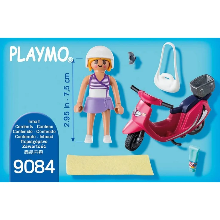 PLAYMOBIL 9084 Strand-Girl mit Roller – Bild 3