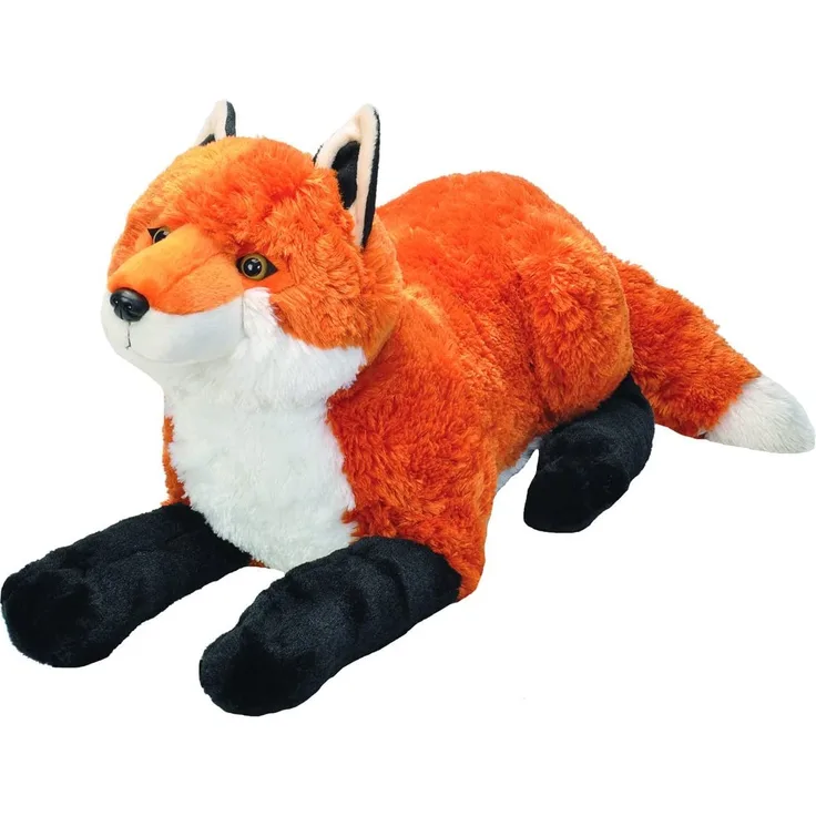 Wild Republic 19315 Jumbo Plüsch Fuchs, großes Kuscheltier, Plüschtier, Cuddlekins, 76 cm