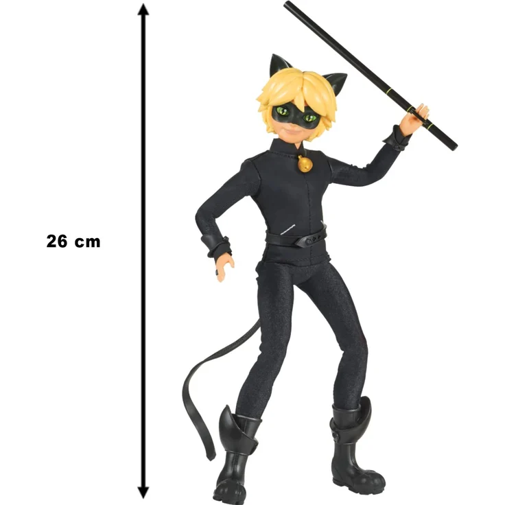 Bandai - Miraculous - Puppe - Cat Noir - 26 cm große Ankleidepuppe - P50002 - Preisvergleich – Bild 3
