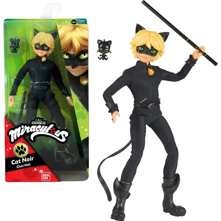 Bandai - Miraculous - Puppe - Cat Noir - 26 cm große Ankleidepuppe - P50002 - Preisvergleich – Bild 1