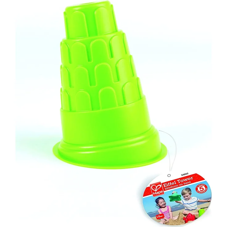 Hape E4083 - Schiefer Turm von Pisa, Strandspielzeug/Sandspielzeug, grün – Bild 3