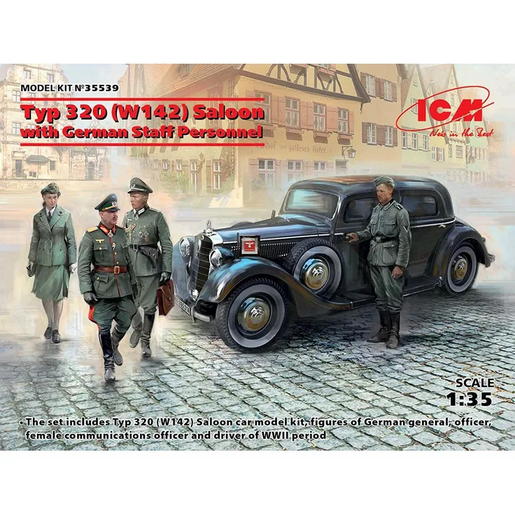 ICM 35539 Typ 320 (W142) Saloon with German Staff Personnel, Limited