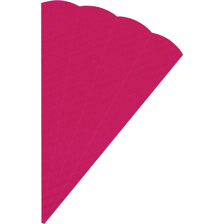 Folia Paper Schultütenrohling aus 3D Wellpappe Pink 68cm – Bild 1