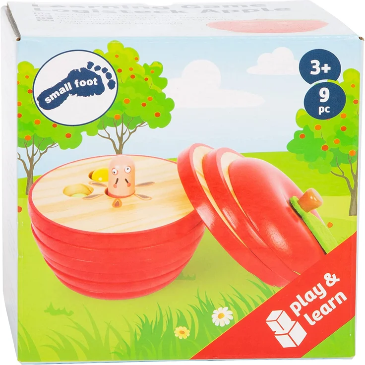 Lernspiel "Logisteck "Apfel", aus Holz, ab 3 Jahren, von Legler – Bild 6
