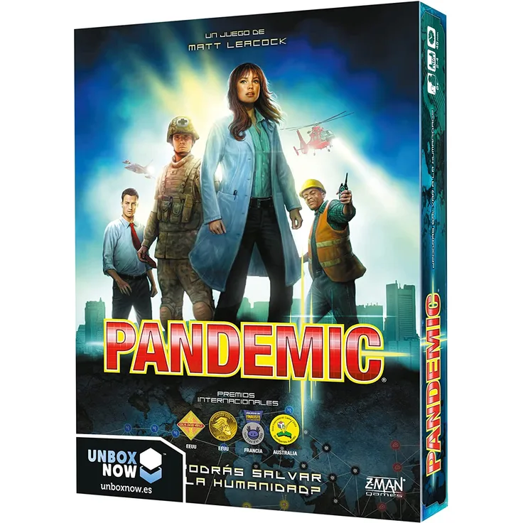 Z-man Games España Pandemic, Würfelspiel, Mehrfarbig (ZM7101ES)