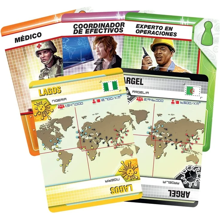 Z-man Games España Pandemic, Würfelspiel, Mehrfarbig (ZM7101ES) – Bild 3
