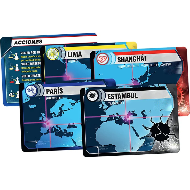 Z-man Games España Pandemic, Würfelspiel, Mehrfarbig (ZM7101ES) – Bild 4
