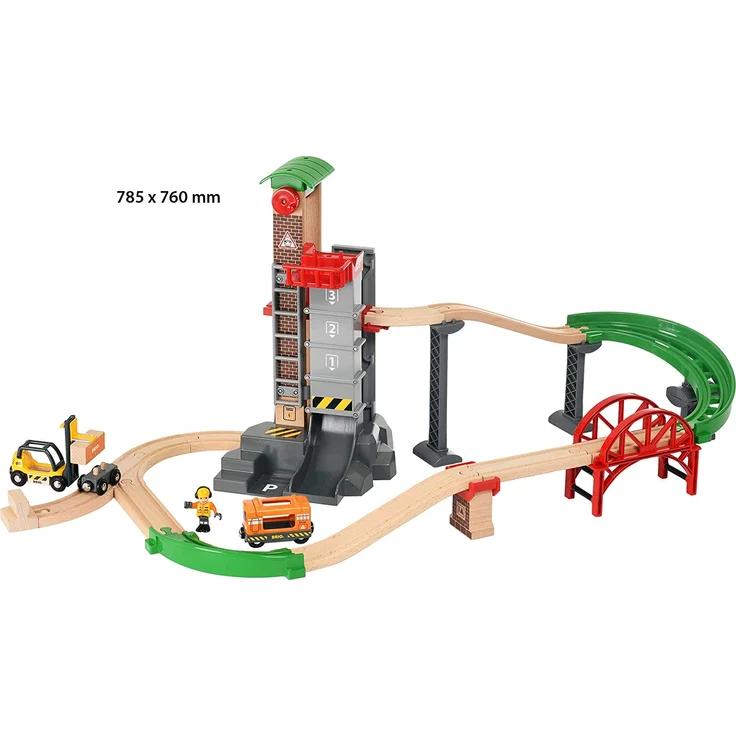 BRIO World 'Großes Lagerhaus-Set mit Aufzug', ab 3 Jahren, 32 Teile – Bild 18