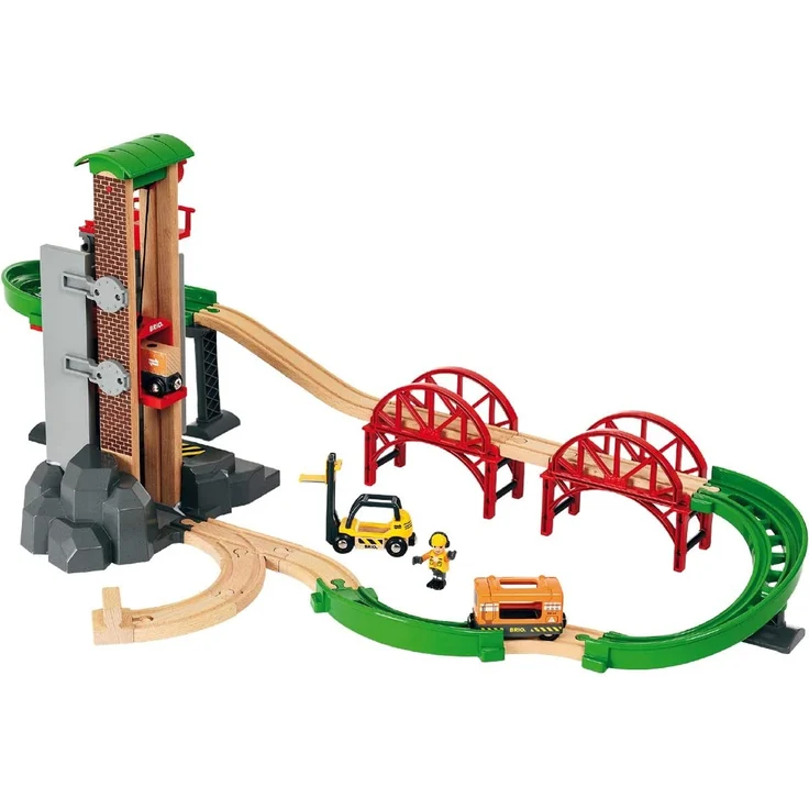 BRIO World 'Großes Lagerhaus-Set mit Aufzug', ab 3 Jahren, 32 Teile – Bild 17