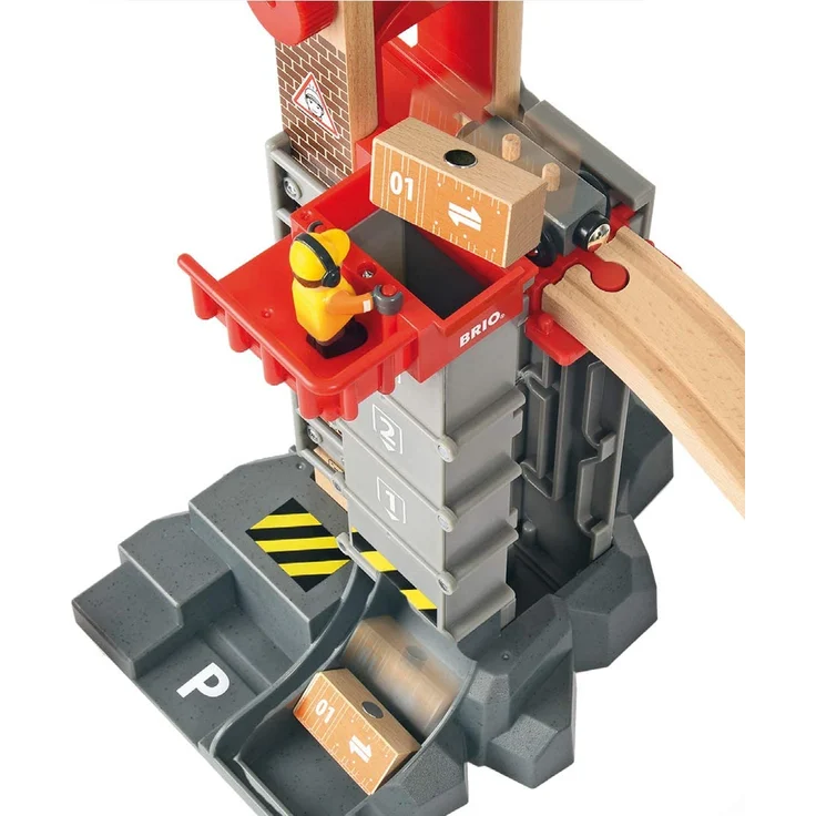 BRIO World 'Großes Lagerhaus-Set mit Aufzug', ab 3 Jahren, 32 Teile – Bild 16
