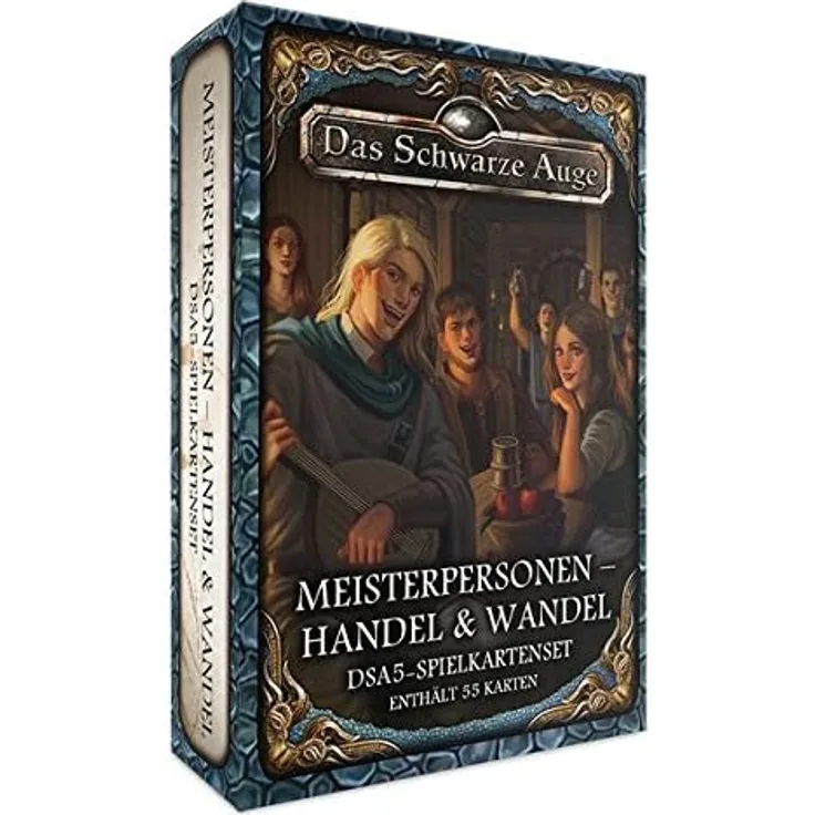 Das Schwarze Auge, DSA5-Spielkartenset Aventurische Meisterpersonen - Handel und Wandel