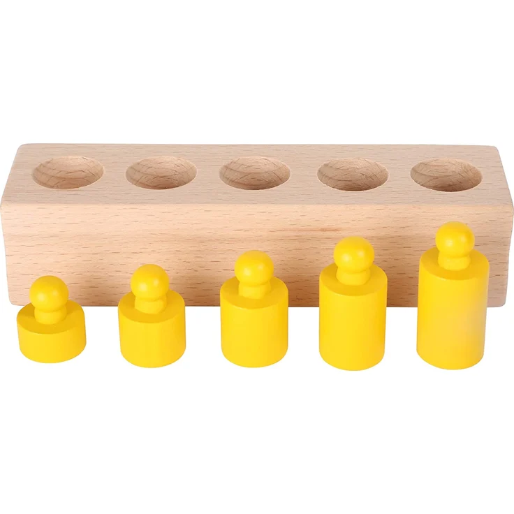 small foot 10525 Steckspiel "Kunterbunt" aus Holz, mit Steckteilen und Holzreihen, Ordnen, Zählen, Messen, ab 3 Jahren – Bild 7