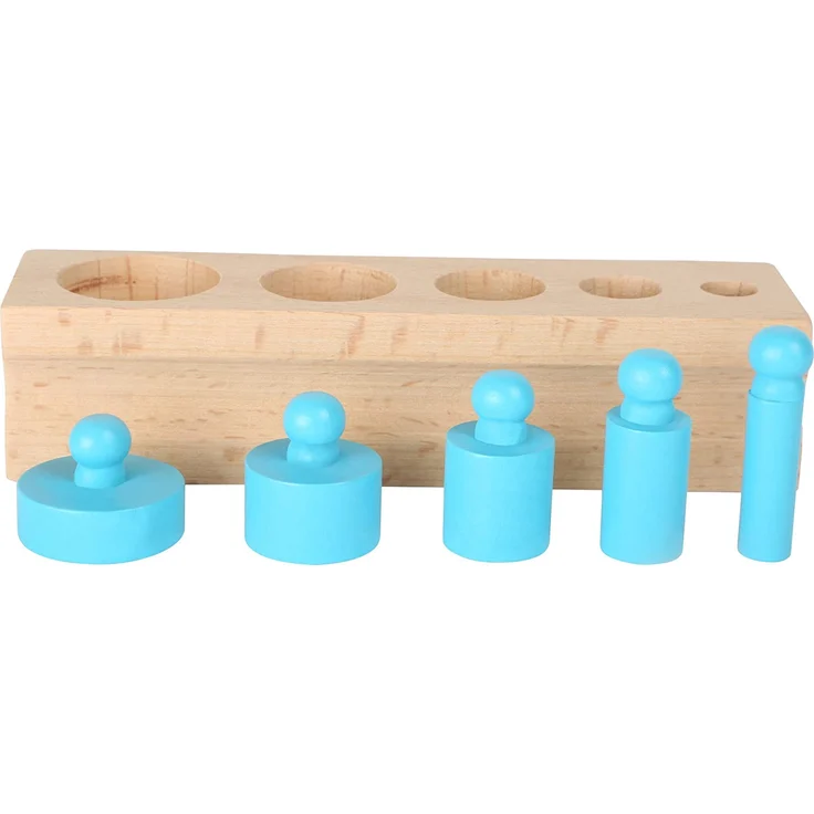 small foot 10525 Steckspiel "Kunterbunt" aus Holz, mit Steckteilen und Holzreihen, Ordnen, Zählen, Messen, ab 3 Jahren – Bild 5