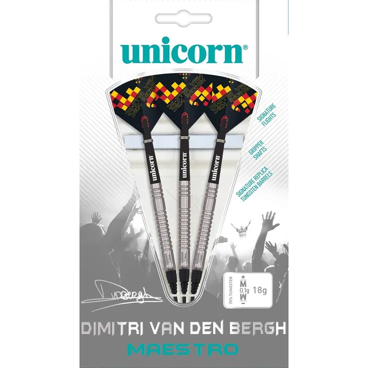 Unicorn Maestro Dimitri van den Bergh Soft Darts 18 Gr. / Inhalt 1 Satz