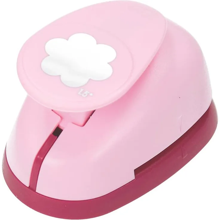 efco 1793024 Stanzer L, Blume Motivstanzer, Kern: Metall, Pink, 9,5 x 6,5 x 6 cm