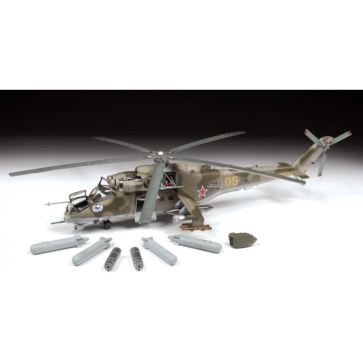 Zvezda MIL Mi-24 V/VP 1:48 – Bild 2