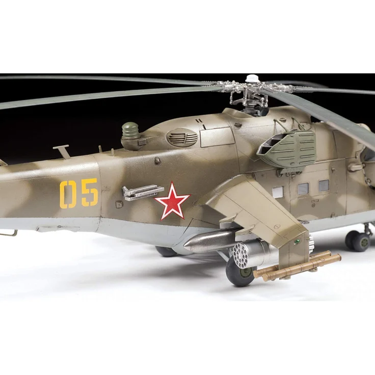 Zvezda MIL Mi-24 V/VP 1:48 – Bild 5