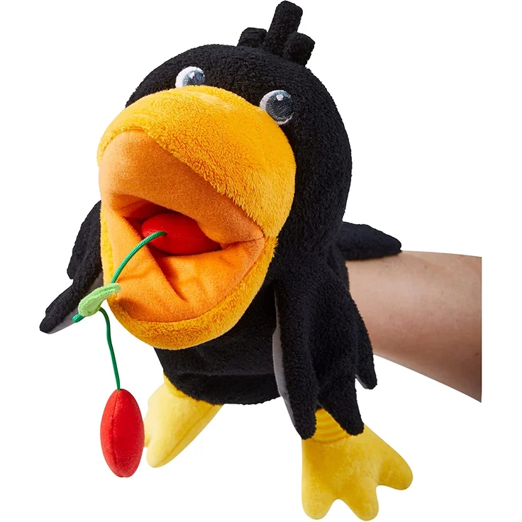 HABA 304203 - Handpuppe Rabe Theo 30 cm - Puppentheater Rollenspiele ab 1,5 Jahren - Preisvergleich – Bild 3