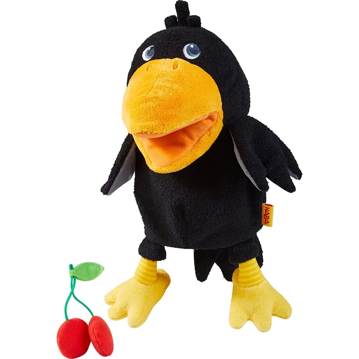 HABA 304203 - Handpuppe Rabe Theo 30 cm - Puppentheater Rollenspiele ab 1,5 Jahren - Preisvergleich