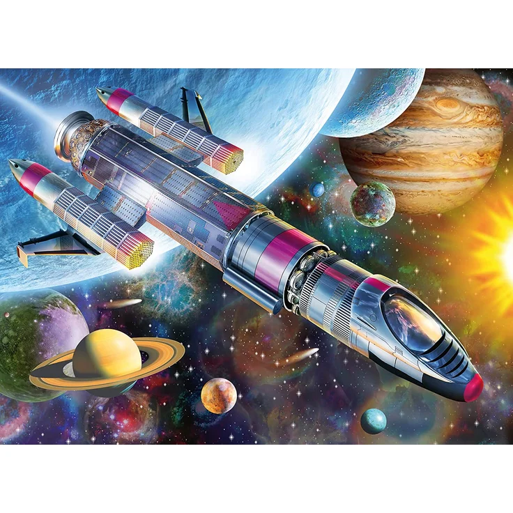 Ravensburger Kinder Puzzle XXL 100 Teile Mission im Weltall - Preisvergleich – Bild 2
