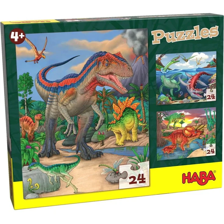 Haba 303377 - Puzzles Dinosaurier, Spiel – Bild 2