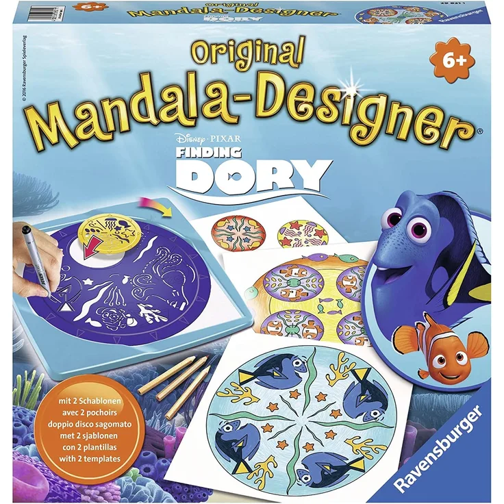 Ravensburger 29821 - Finding Dory - Mandala Designer Midi
