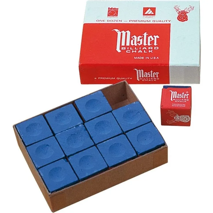 Billardkreide Master, 12er-Pack