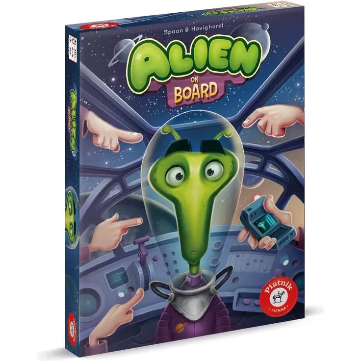 Piatnik 6667|Alien on Board|Ab 10 Jahren|3-6 Spieler|30 Minuten Spieldauer