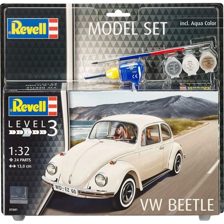 Revell 67681 Model Set VW Beetle Revell Modellbausatz mit Basiszubehör – Bild 1