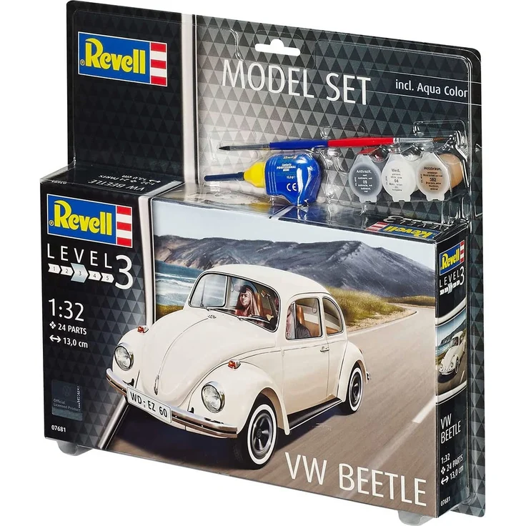 Revell 67681 Model Set VW Beetle Revell Modellbausatz mit Basiszubehör – Bild 3