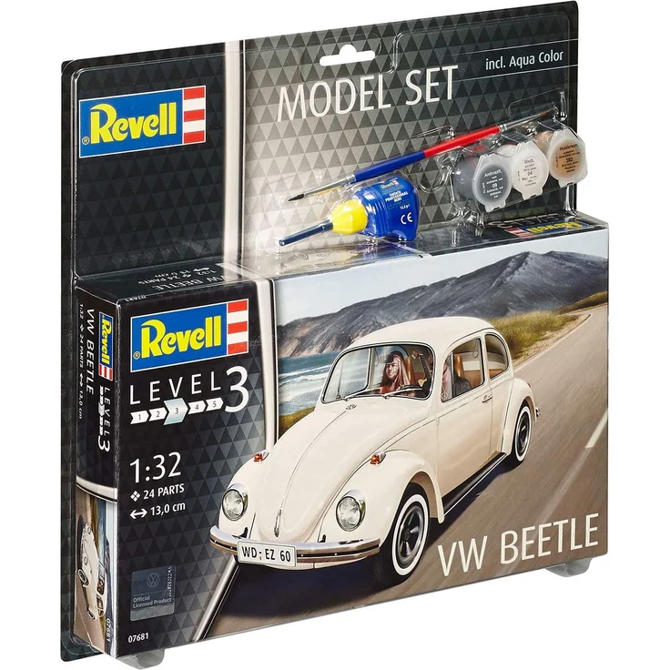 Revell 67681 Model Set VW Beetle Revell Modellbausatz mit Basiszubehör – Bild 10
